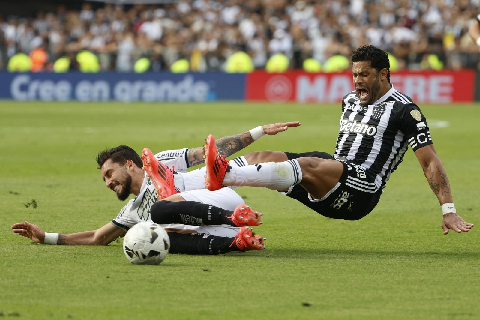 Las fotos de una final de la Libertadores histórica; Botafogo, campeón con 10, ante Atlético Mineiro