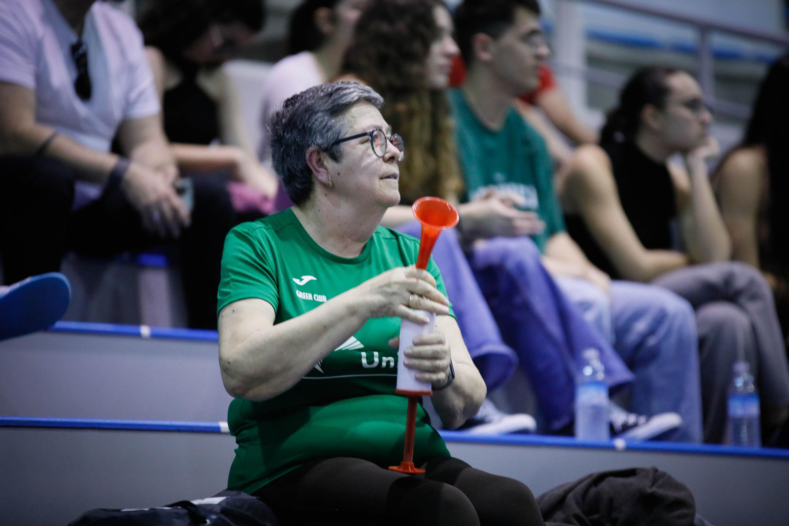 Imágenes del Unicaja Almería frente al conjunto valenciano de voleibol