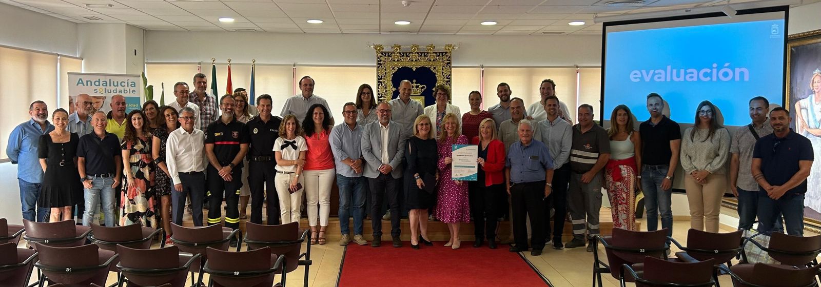 La entrega del distintivo Soludable.