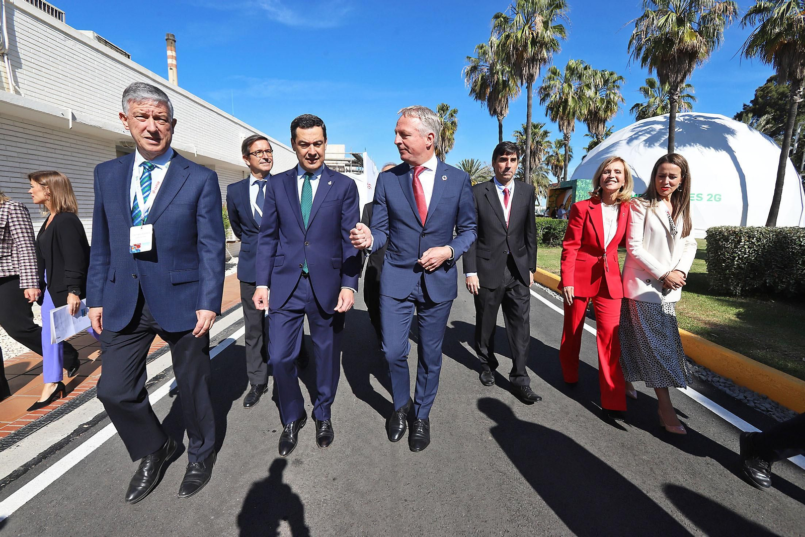 Presentación de la nueva planta de biocombustibles de segunda generación  de Cepsa en Palos de la Frontera (Huelva)