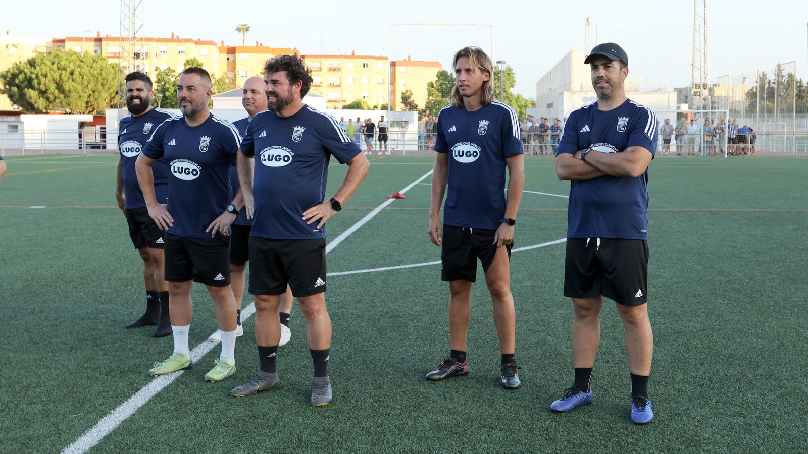 Primer entrenamiento del Xerez CD en el campo de La Granja
