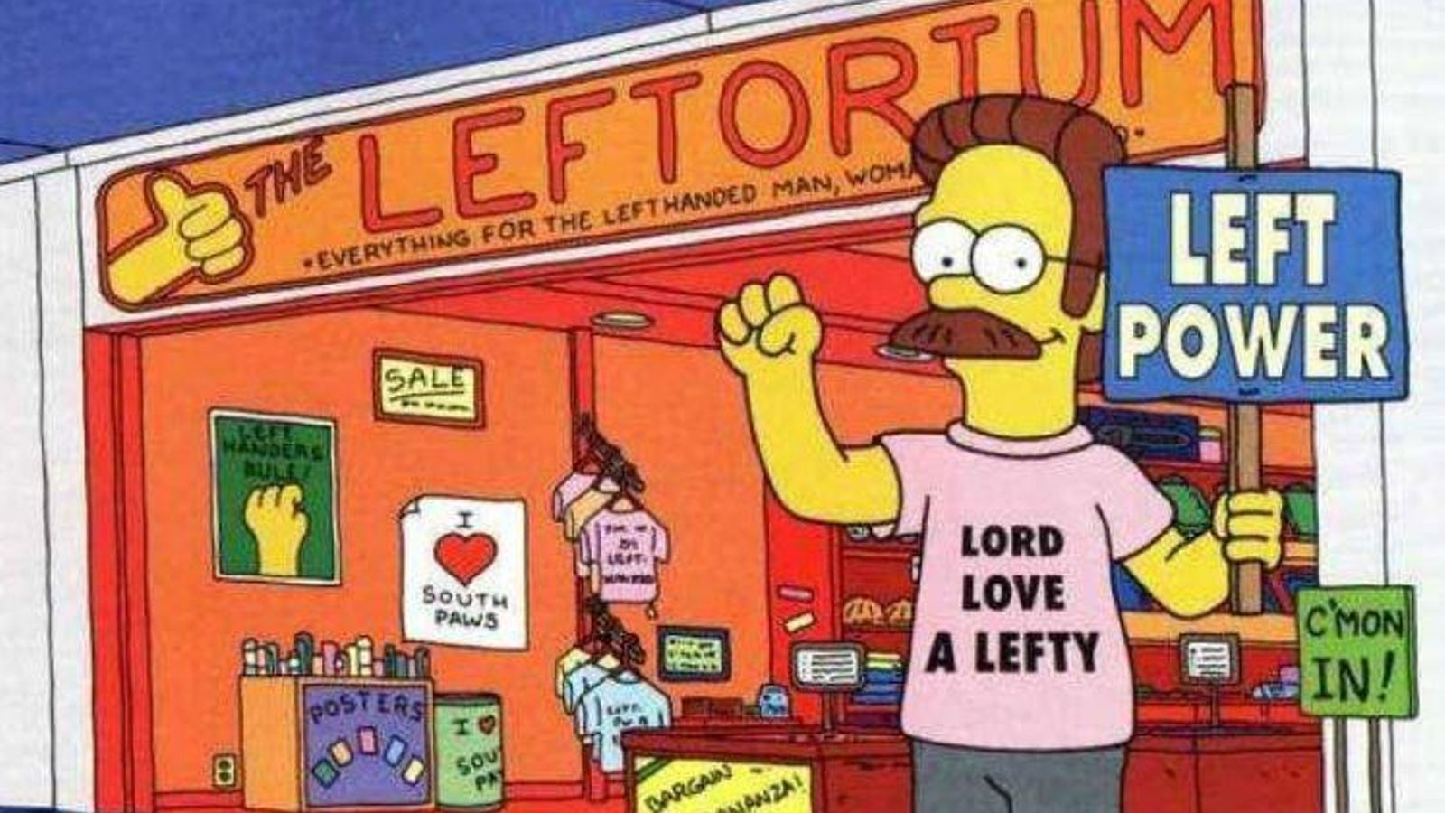 Ned Flanders y el 'Left Power'