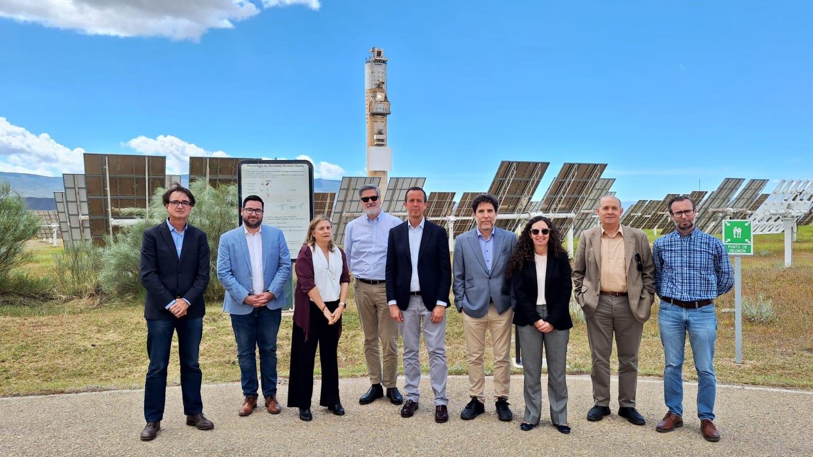 Visita reciente del subdelegado del Gobierno a la PSA que se ubica en Tabernas