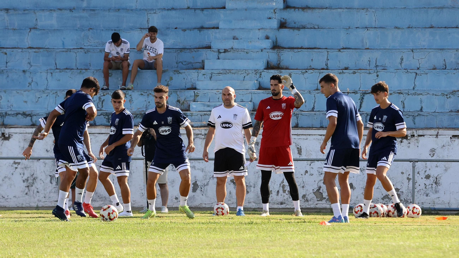 Primer entrenamiento del Xerez CD en el Pedro Garrido de Jerez