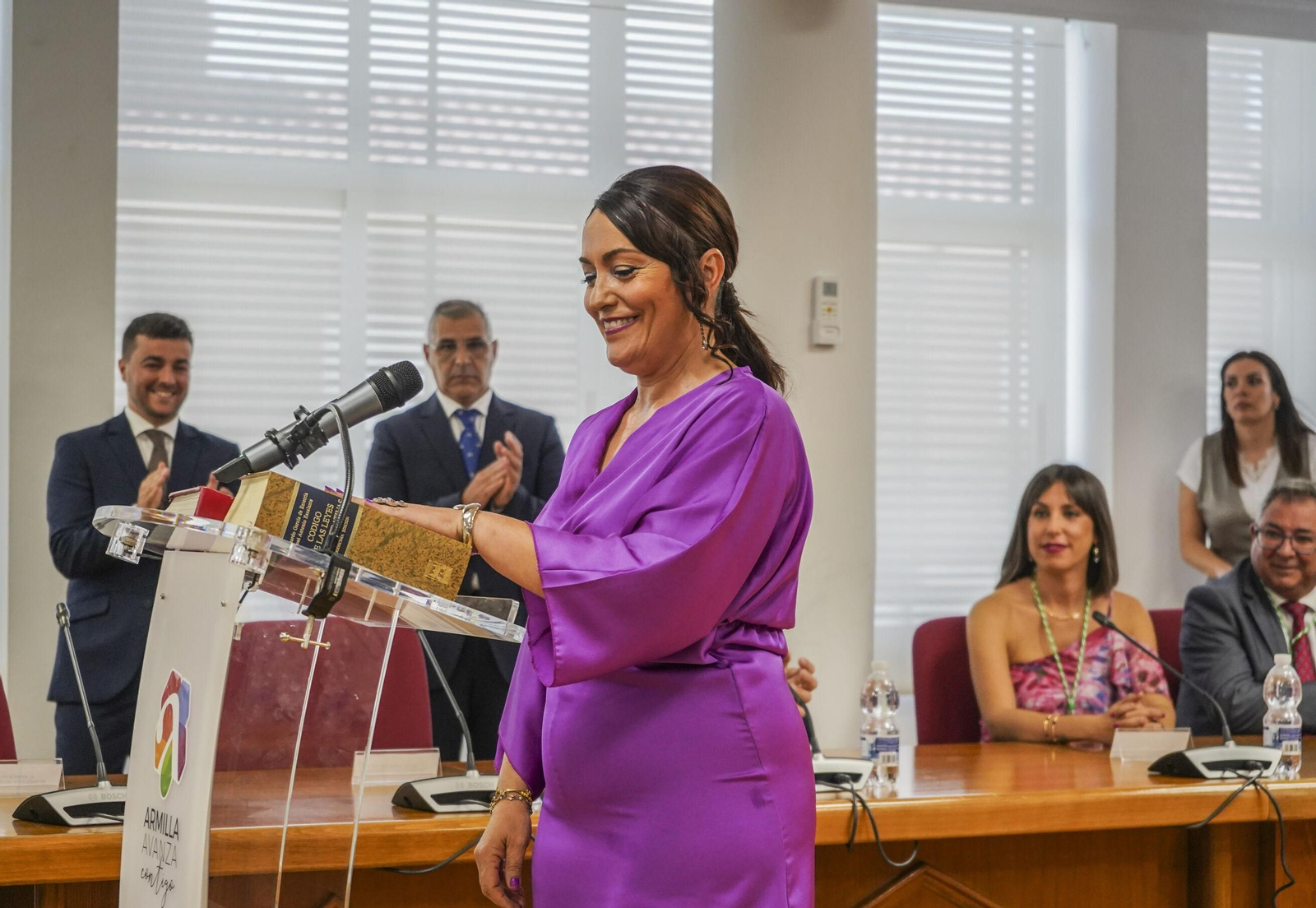 La constitución de los Ayuntamientos de Granada, en imágenes