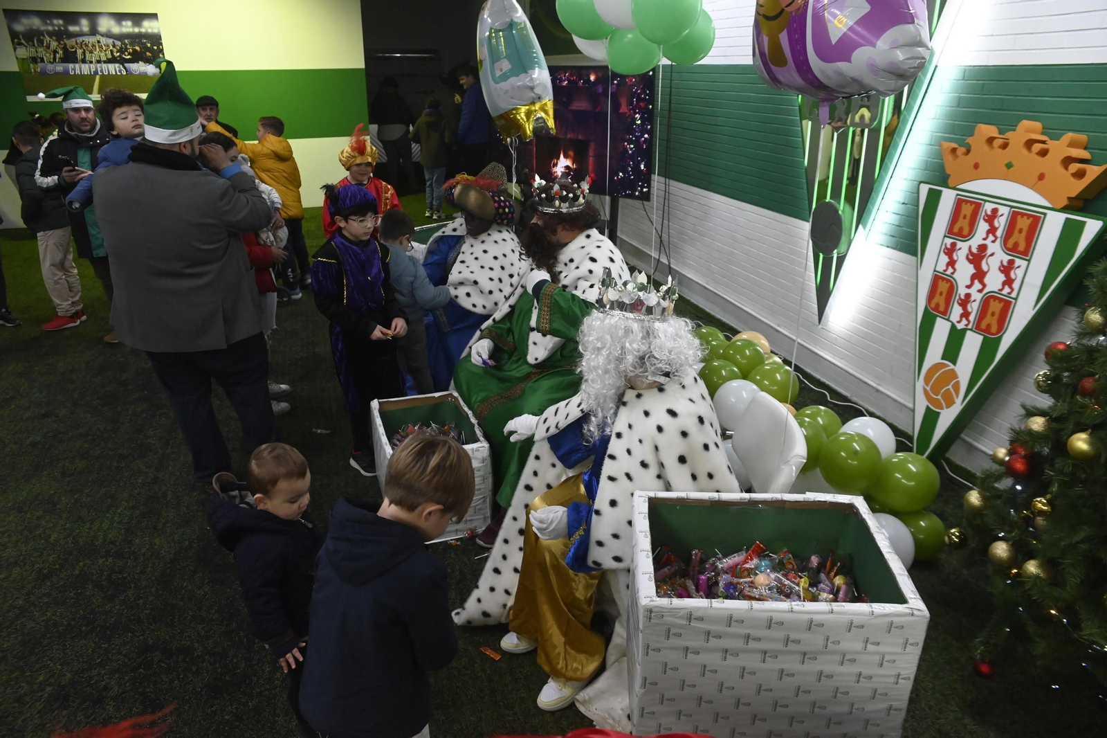 Las mejores fotos de la recepción de los Reyes Magos del Córdoba CF en El Arcángel
