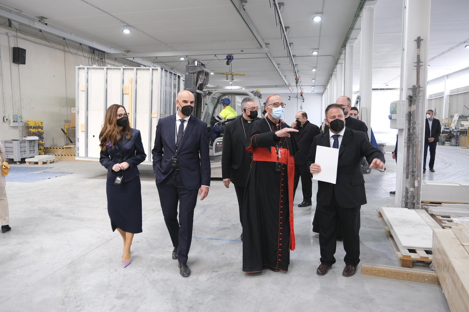 Bendición de las instalaciones de Hydrodiseño, en Huércal Overa (Almería)