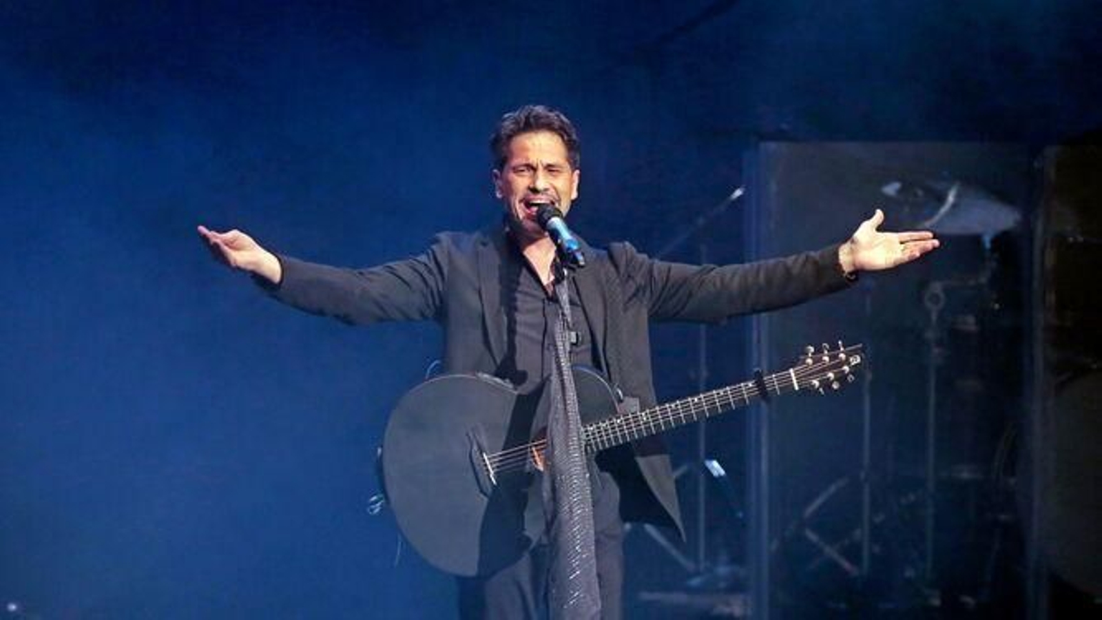 David DeMaría durante la presentación de ‘Capricornio’