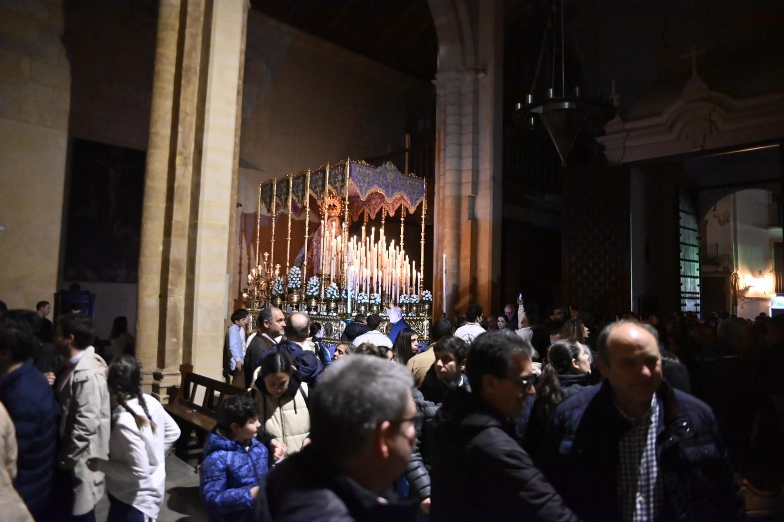 Las imágenes de la hermandad de la Misericordia en San Pedro este Miércoles Santo