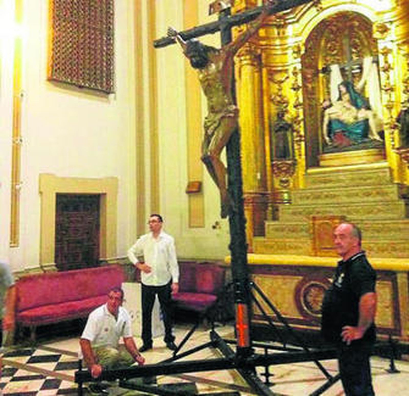 El Cristo de la Buena Muerte, en Madrid.