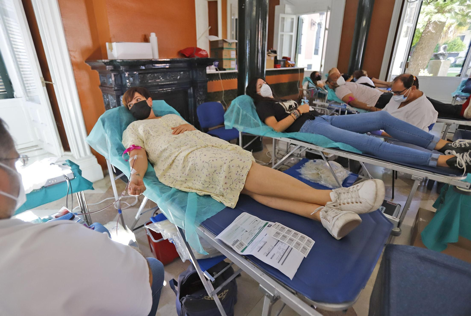 Macrocolecta de sangre en la Casa Colón