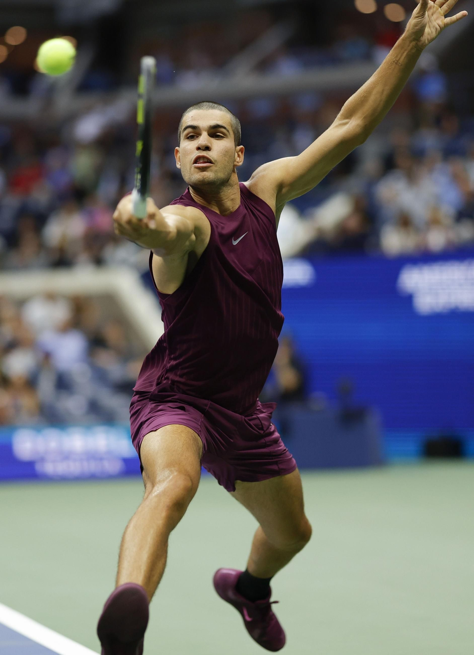 Las fotos del demoledor Alcaraz en la segunda ronda del US Open