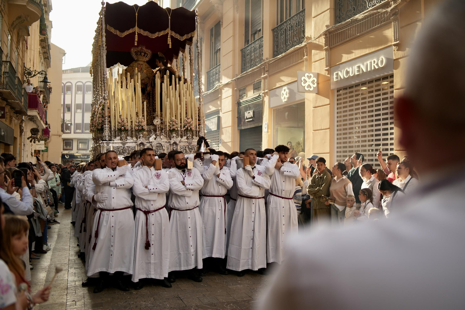 Salutación el Domingo de Ramos en Málaga, en imágenes