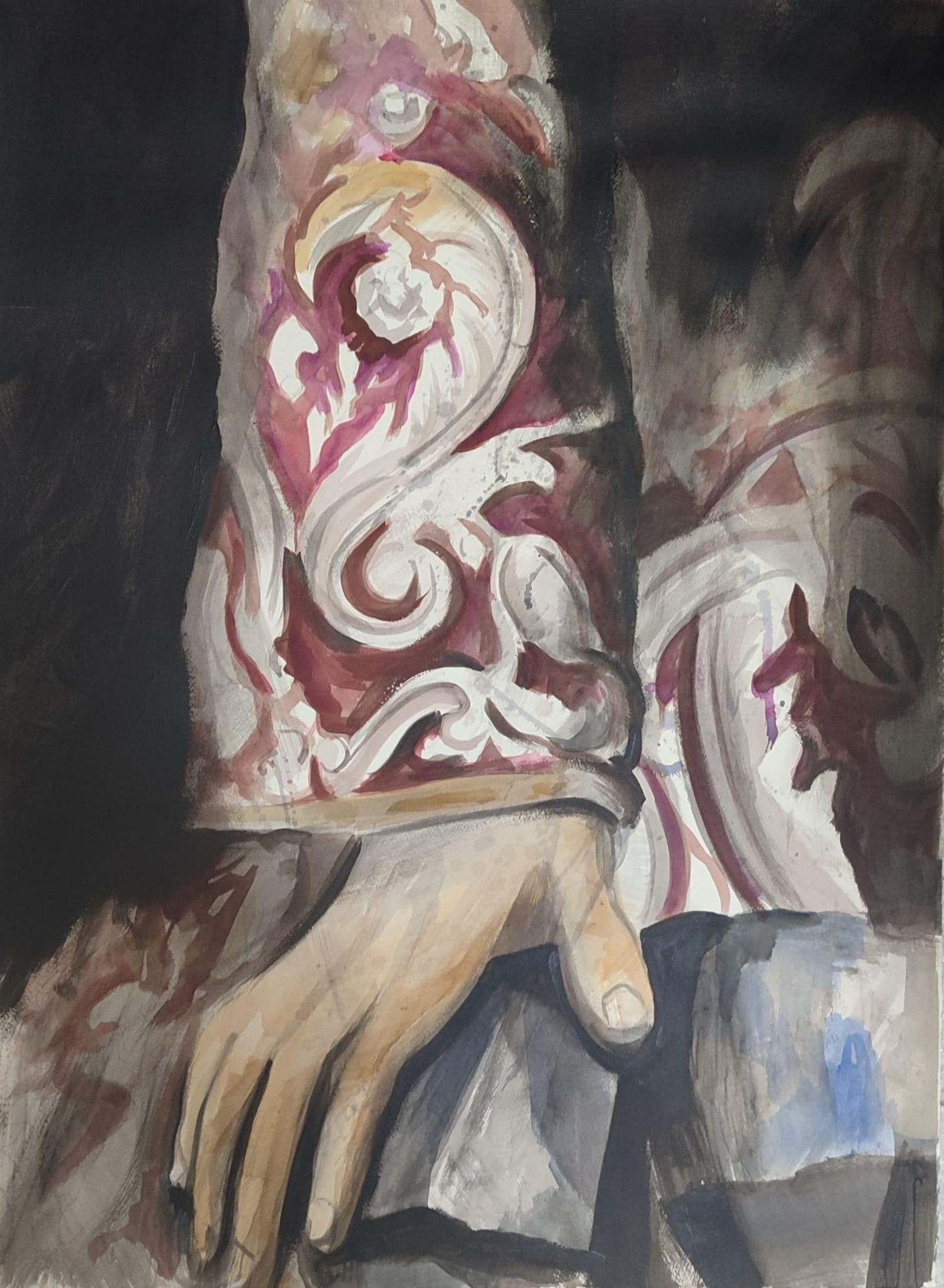 La Salud de San Isidoro, dibujo de Antonio Álvarez del Pino.