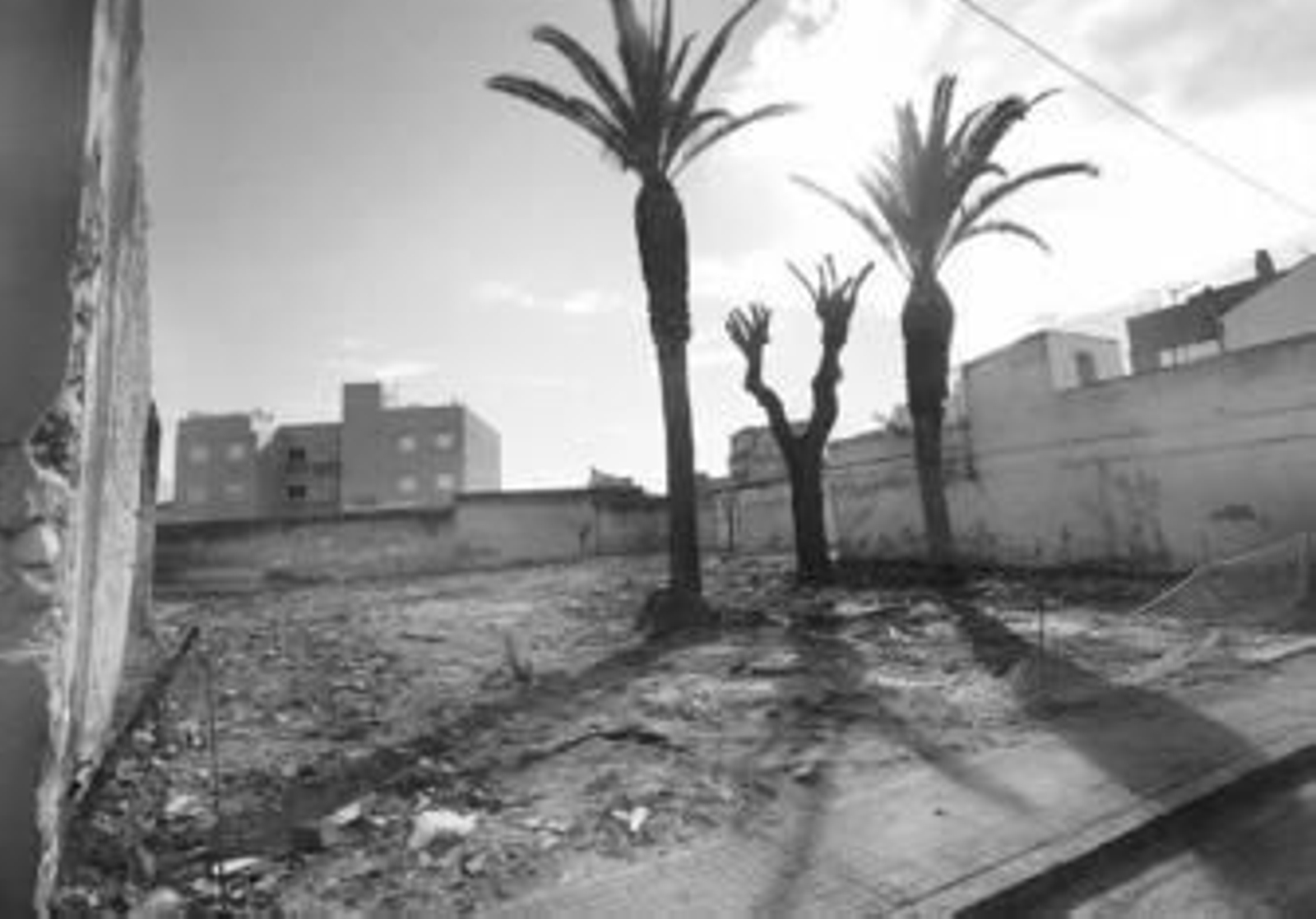 Imagen del solar donde se construirá la promoción de viviendas sociales de Villa Juliana.