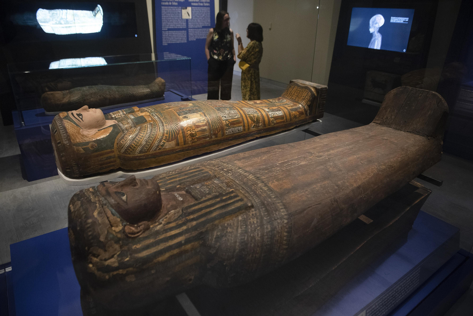 La  Inauguración de la exposición Momias de Egipto, en imágenes