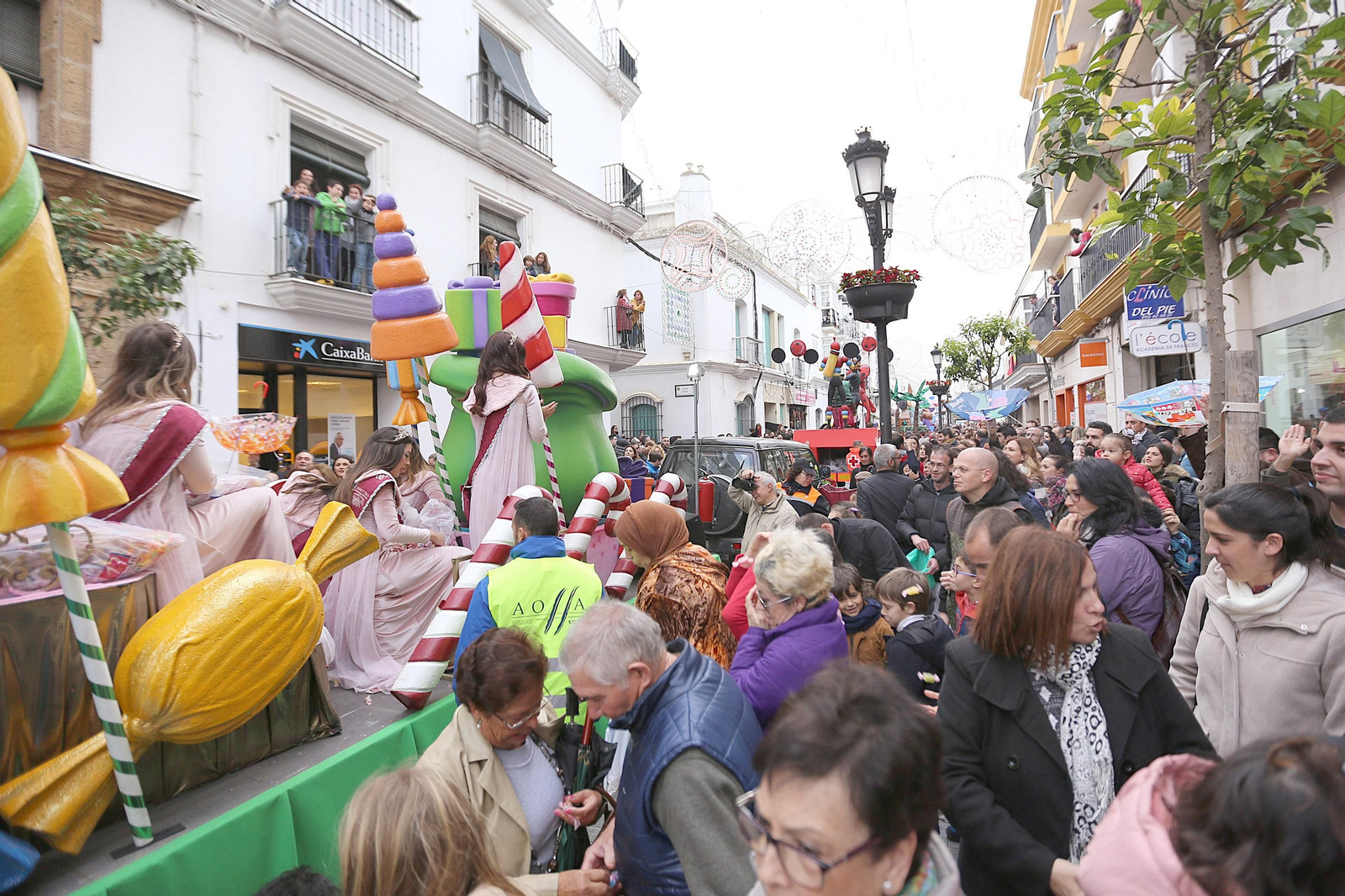 La cabalgata en 2018.
