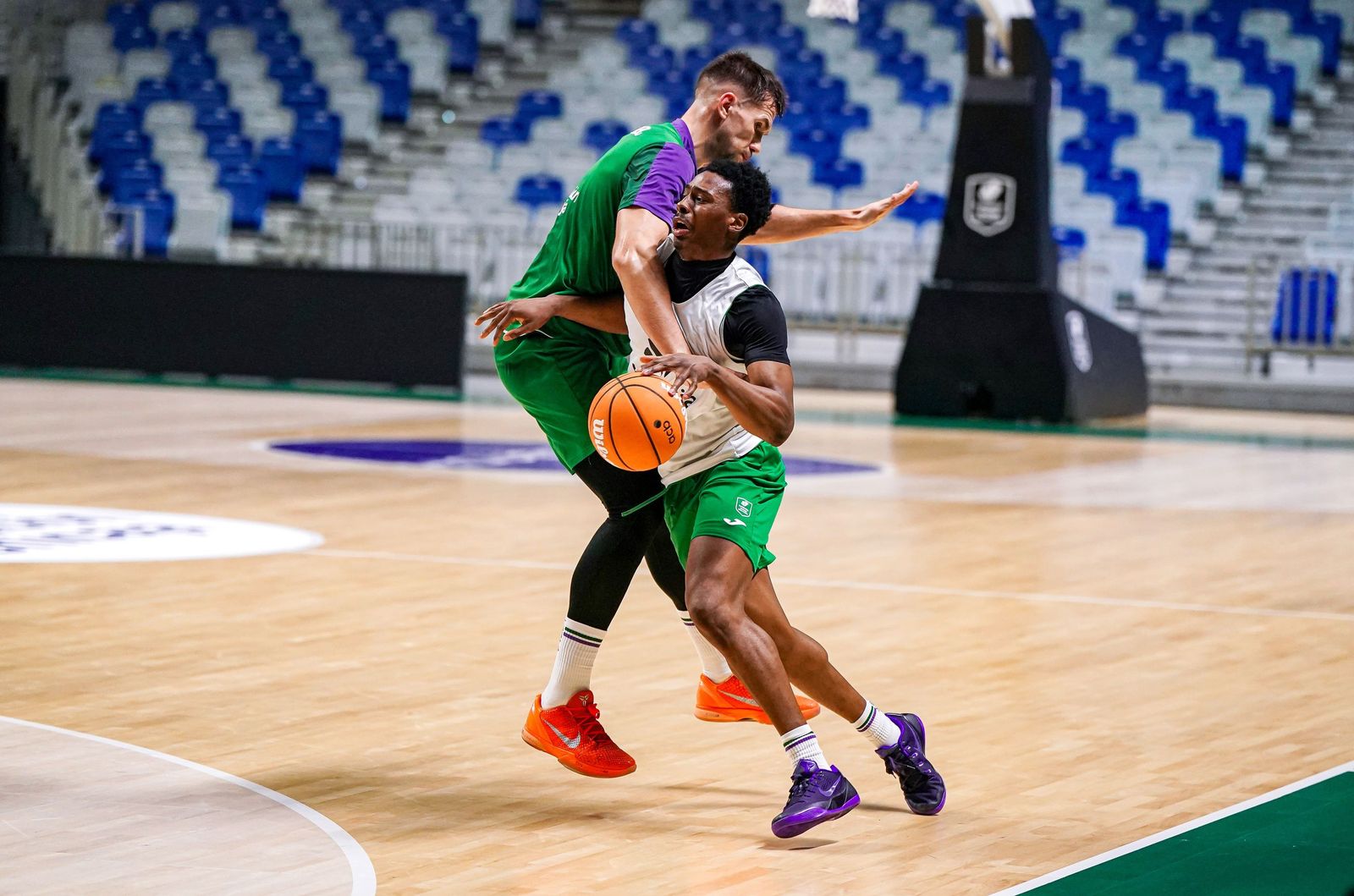 Audige y Sule, en una sesión de esta semana.