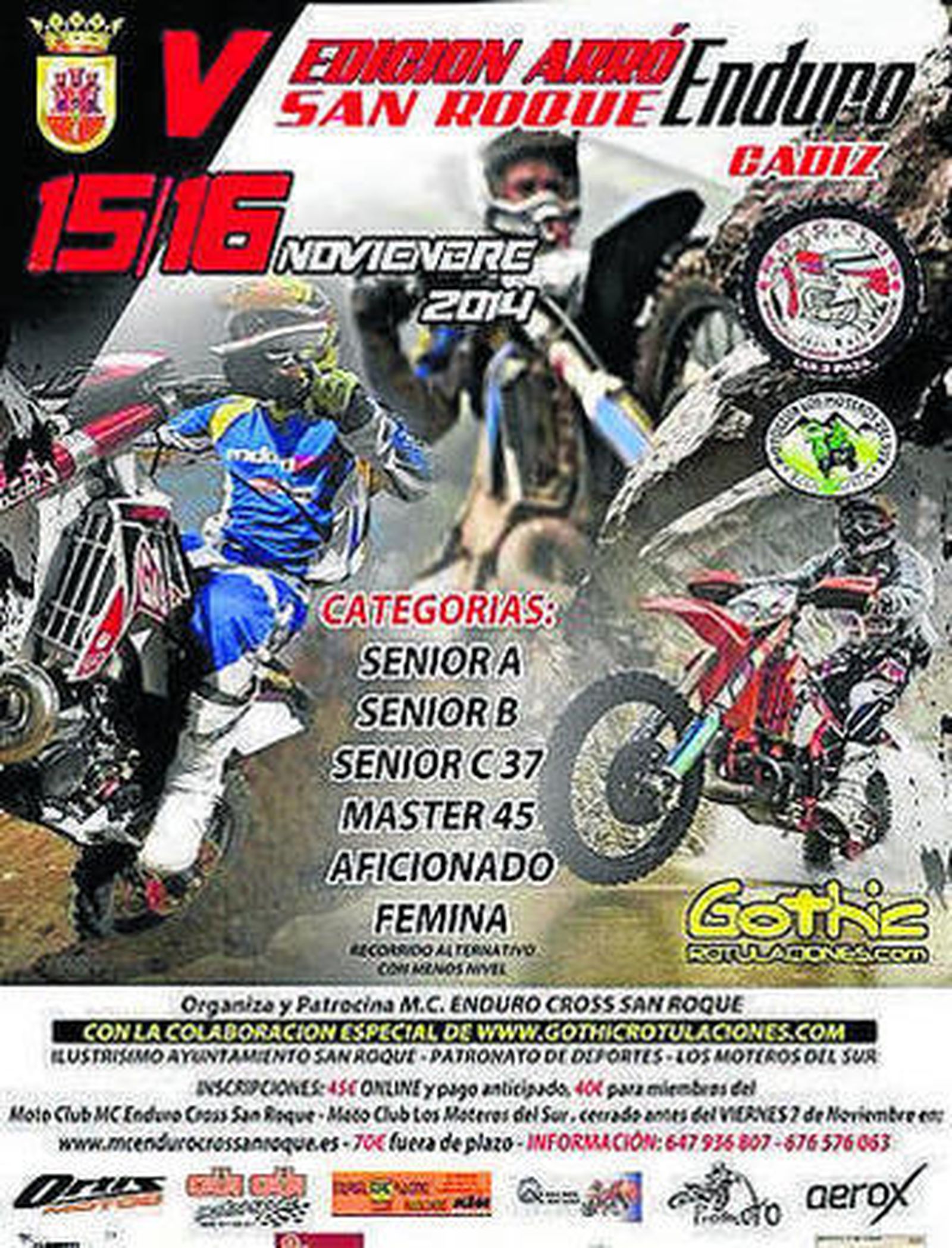 Cartel oficial del Enduro.