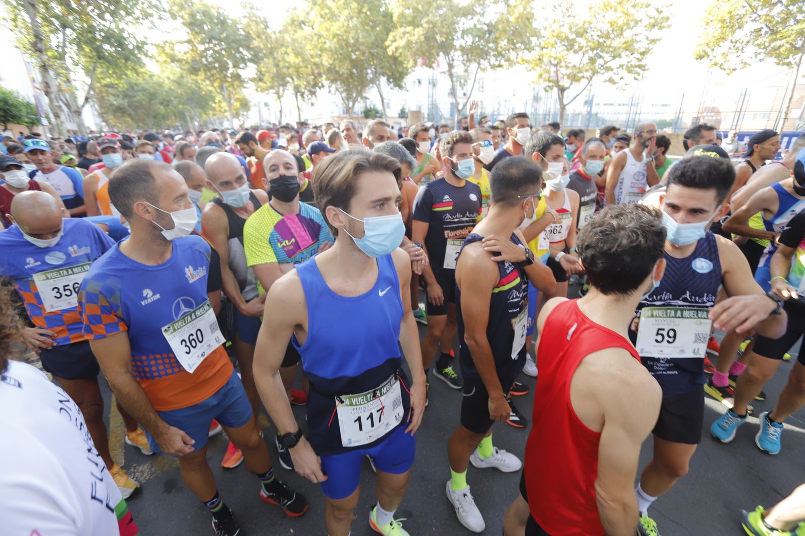 Las imágenes de la vuelta a Huelva de atletismo