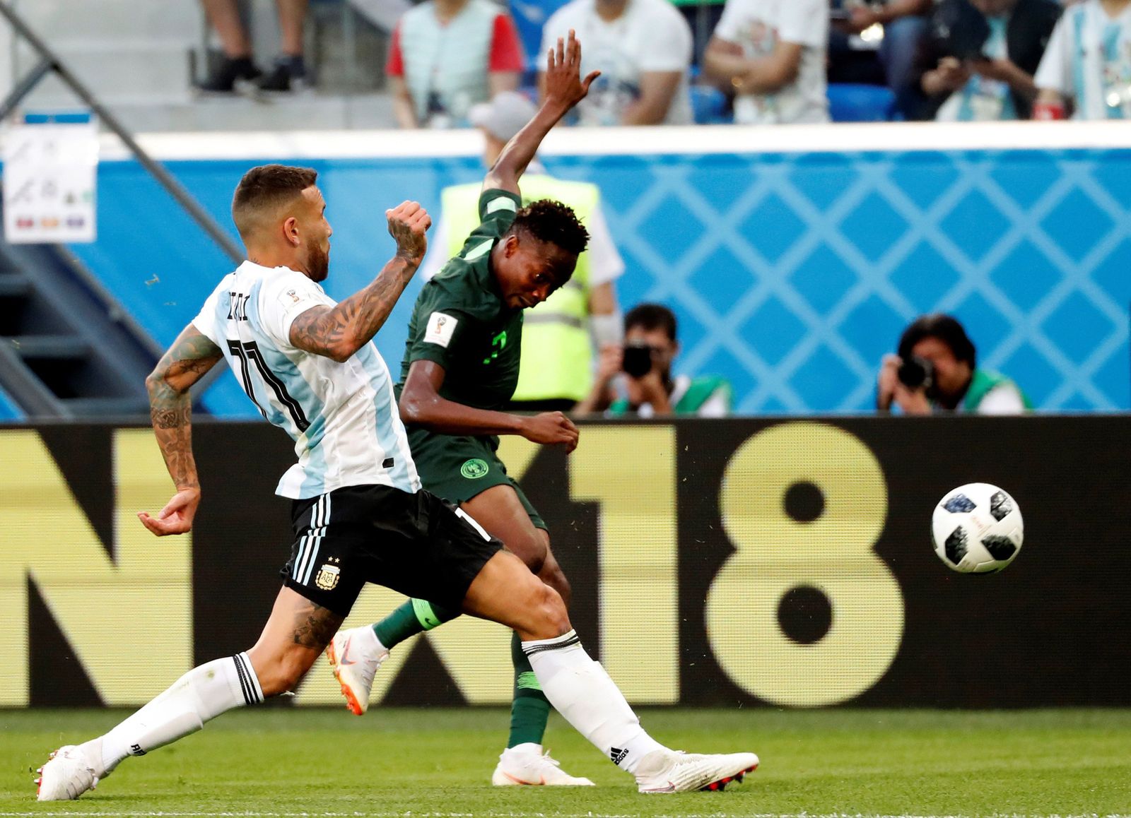 Las imágenes del Nigeria-Argentina