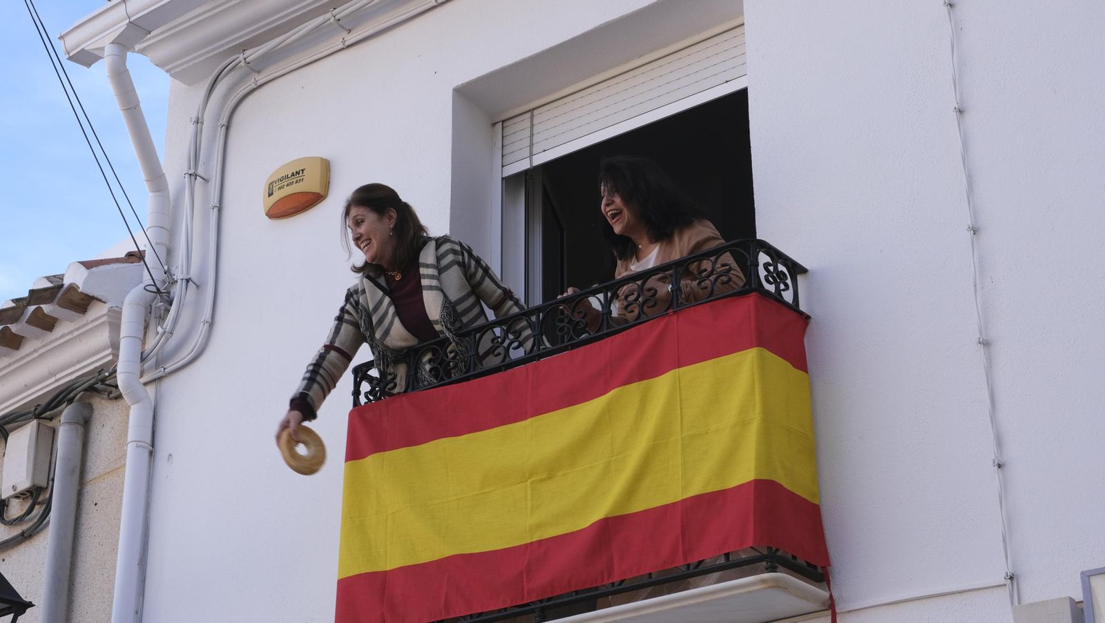 Procesión de San Sebastián y tirada de roscos en Lubrín, en imágenes