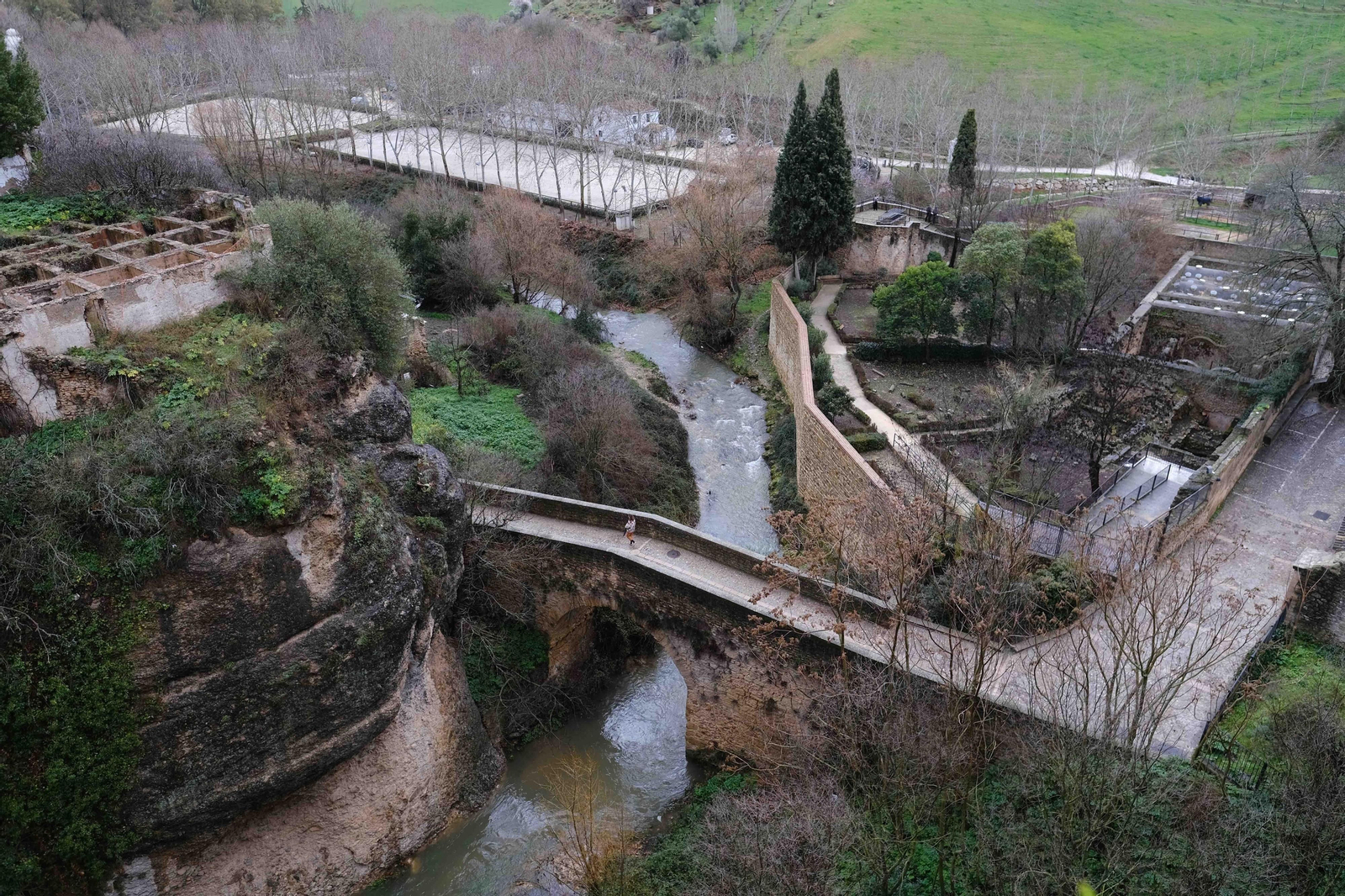Transformación del paisaje por la lluvia, en fotos
