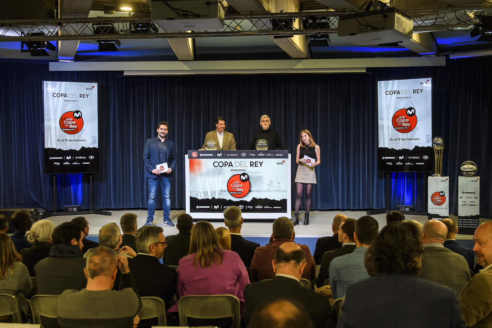 Las fotos del sorteo de la Copa del Rey de Badalona