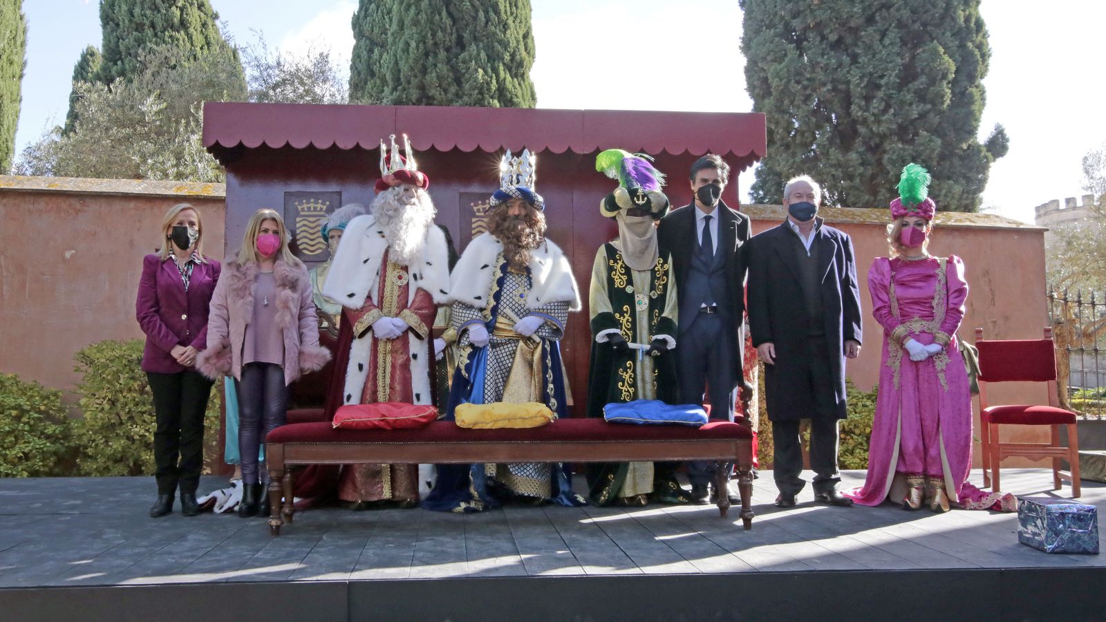 Coronación de los Reyes Magos de Jerez en el Alcázar