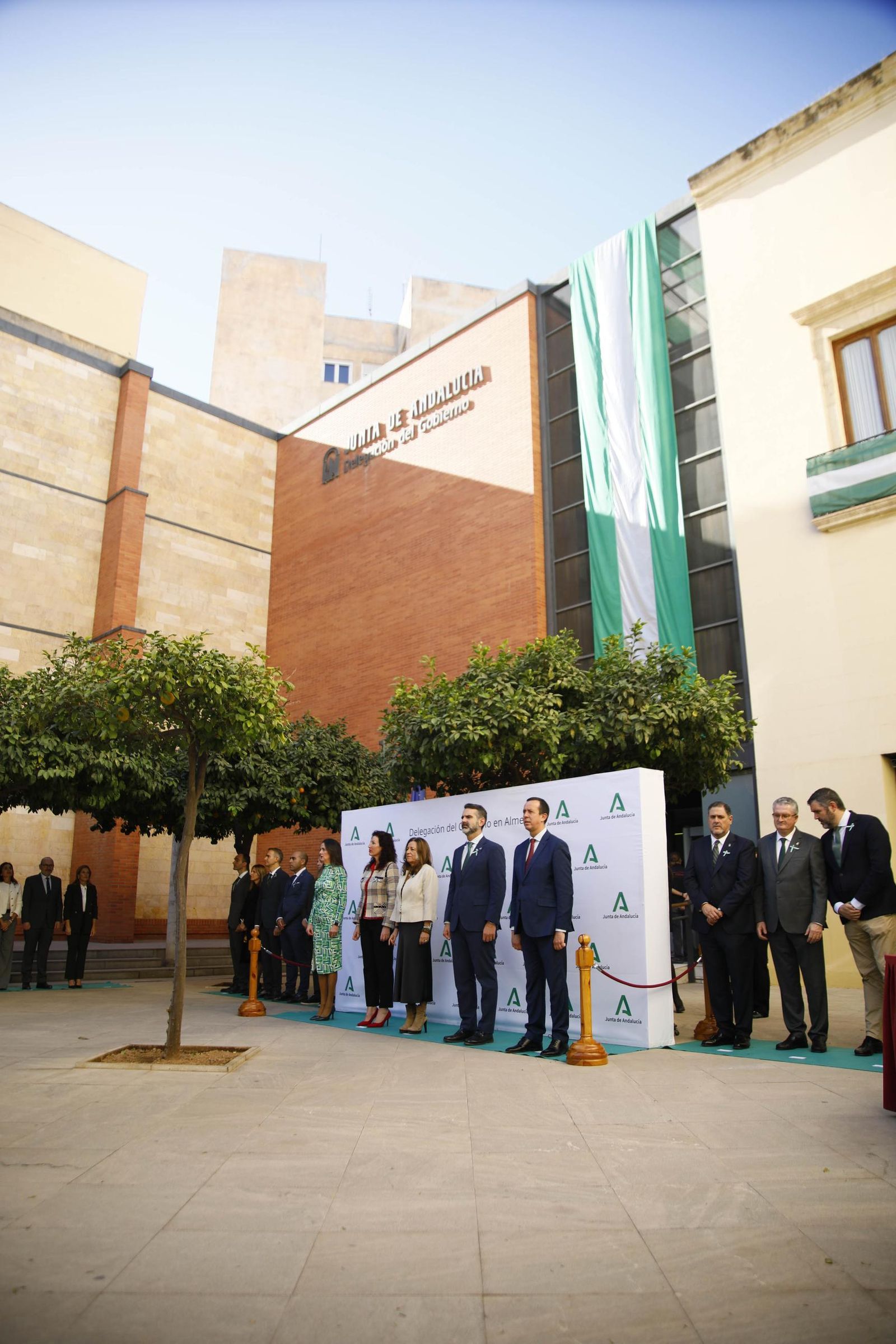 El día de la bandera de Andalucía celebrado en Almería, en imágenes