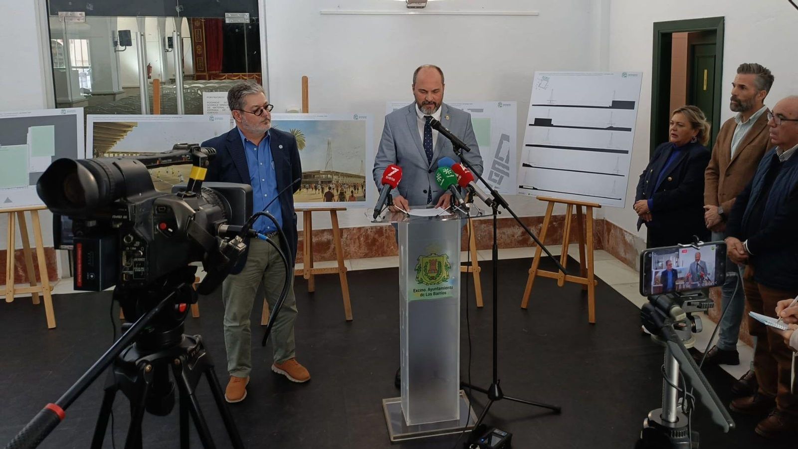 José Alberto Reygadas y Manuel Alconchel, durante la rueda de prensa