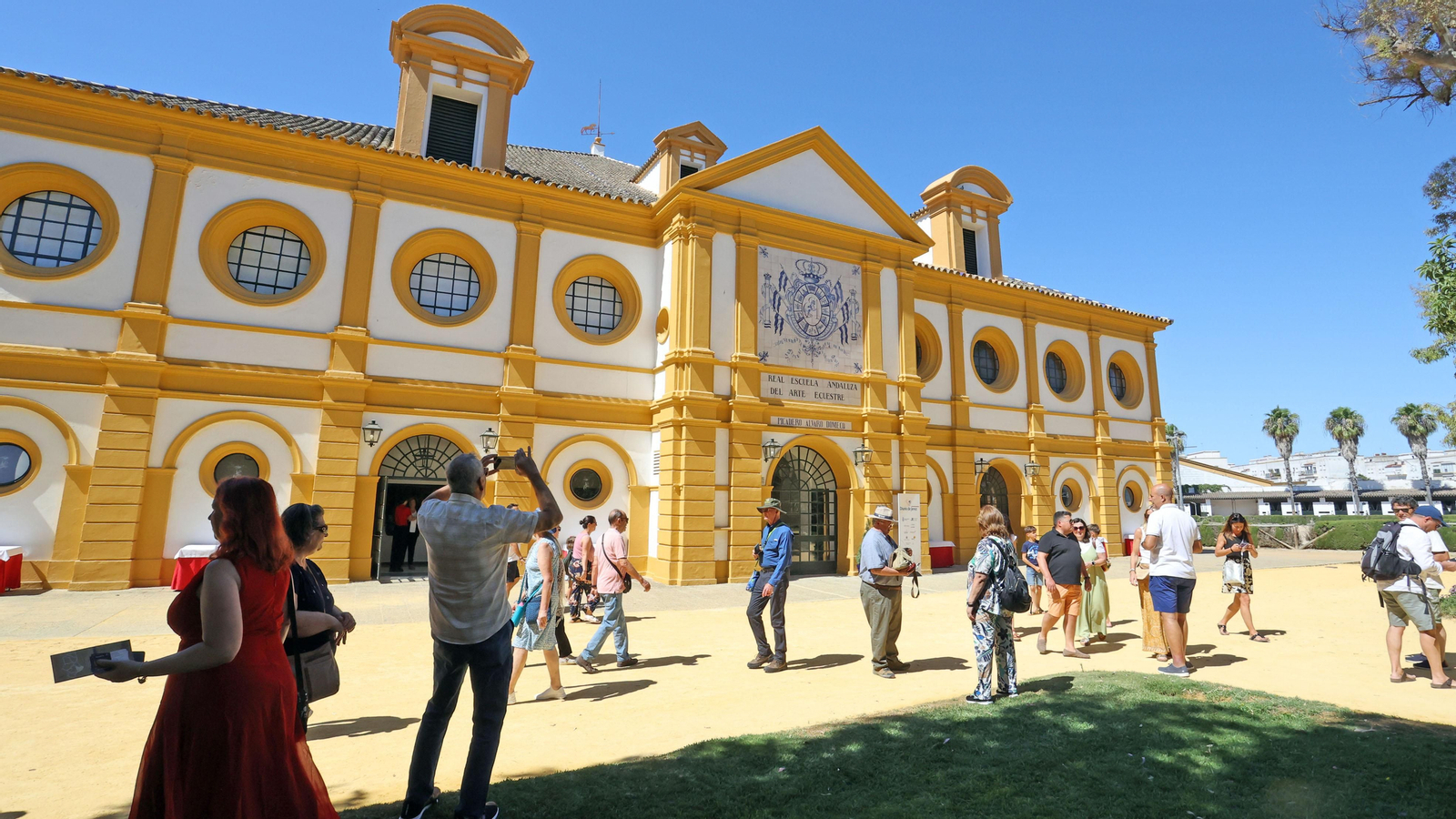 Espectáculo de la Real Escuela Andaluza de Arte Ecuestre dedicada al 40 aniversario de Diario de Jerez