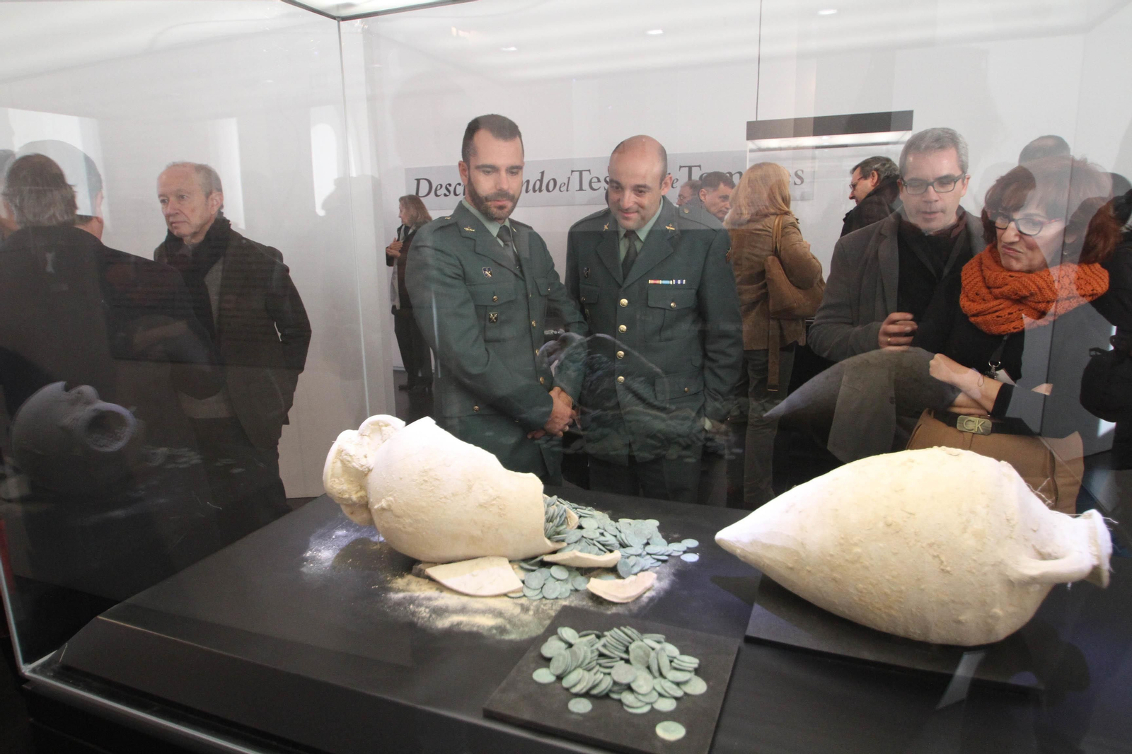 La exposición de tesoro romano de Tomares