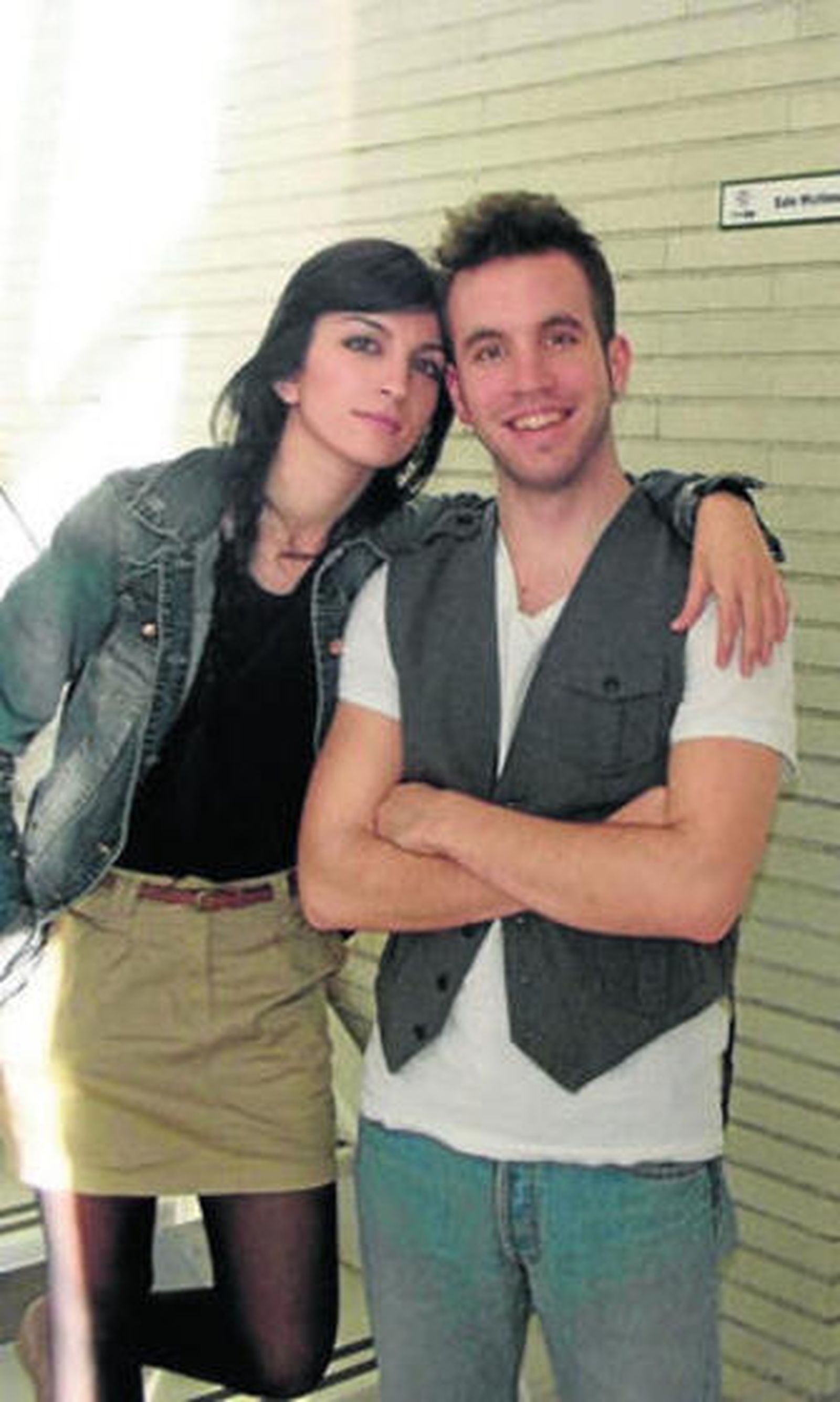 Xavi Navarro y Tania García hacen de Mario y María en el musical.