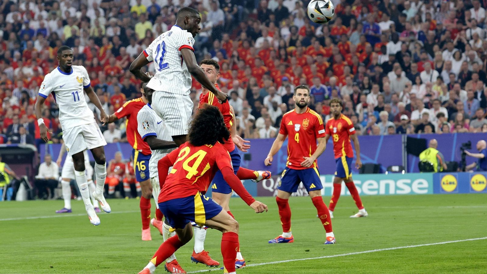 Las mejores imágenes del España - Francia