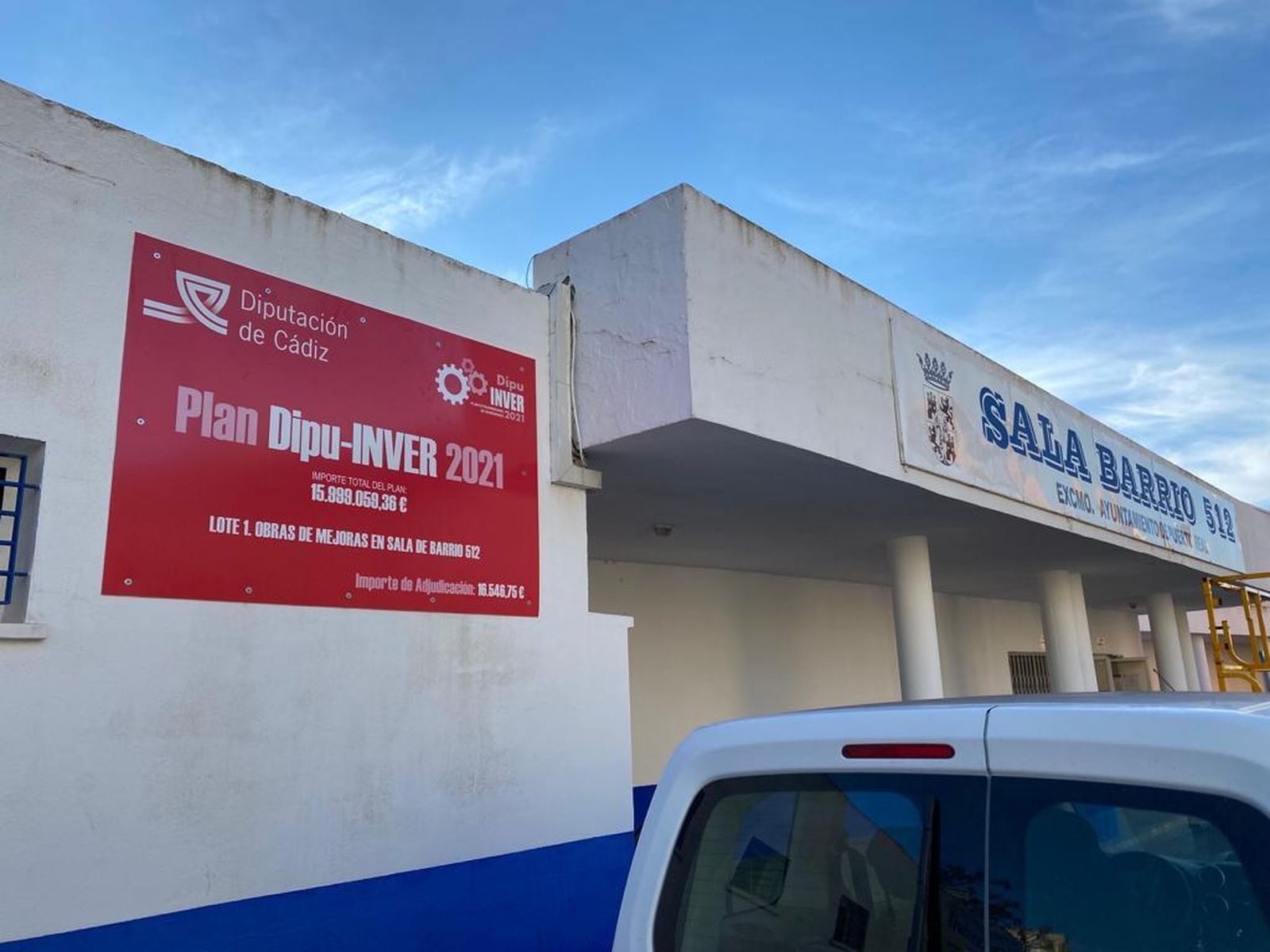 Exterior de la Sala de Barrio 512 viviendas