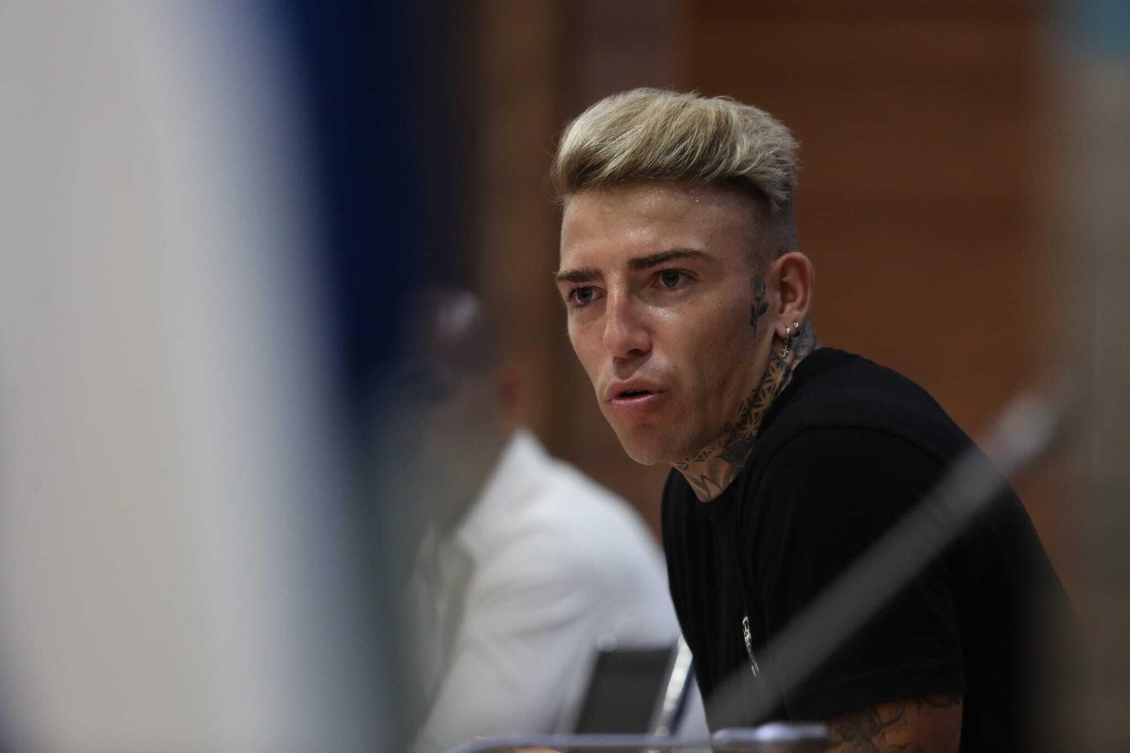 Fotos: La presentación de Brandon Thomas con el Málaga CF