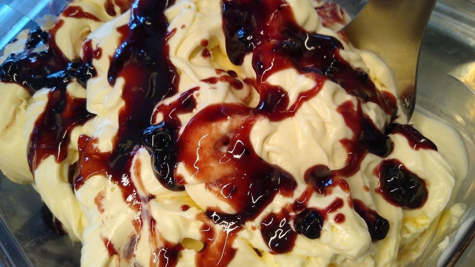 Tarta de queso con frutas del bosque de Buonisssimo