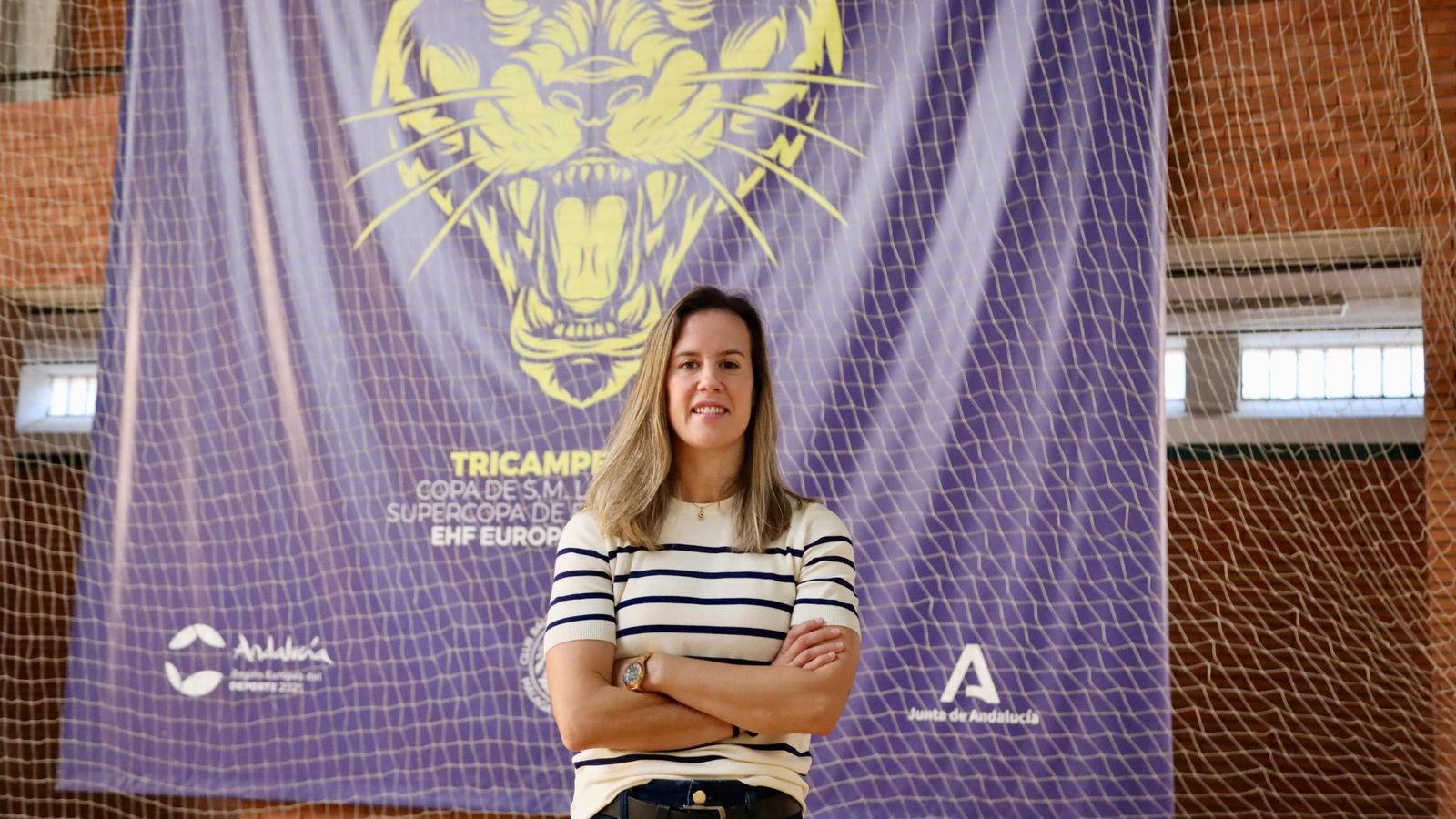 Silvia Arderius posa en Carranque.