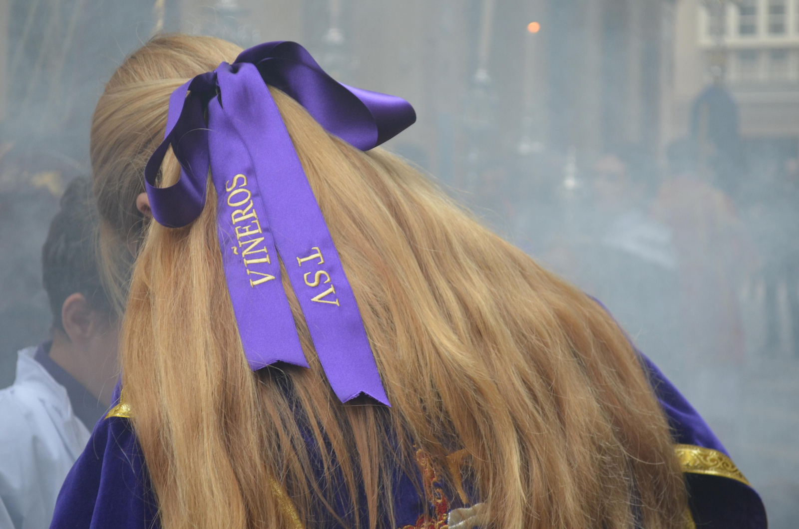 Viñeros en su procesión del Jueves Santo de Málaga, en fotos
