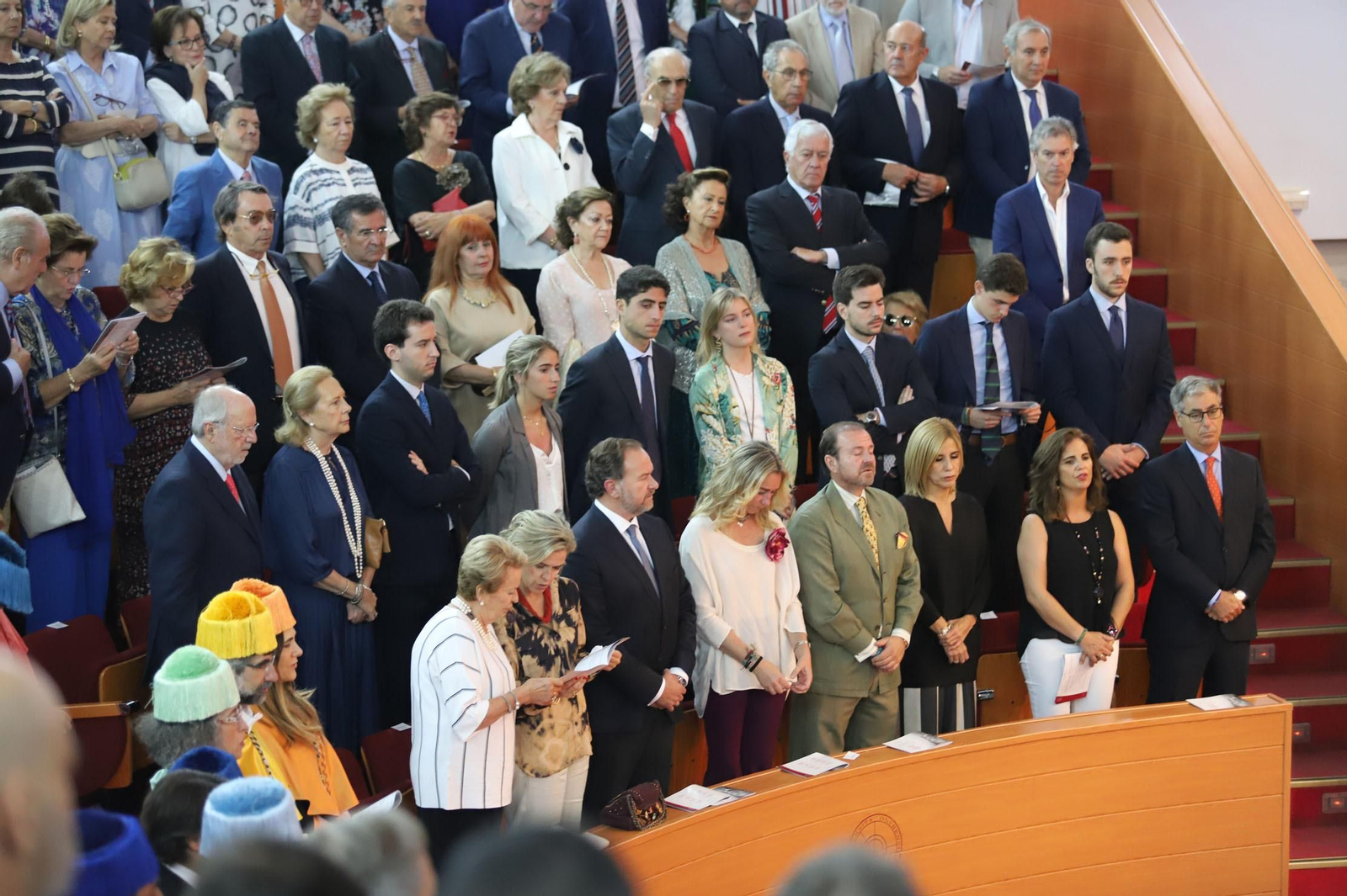 Imágenes de la investidura póstuma de García Palacios como doctor Honoris Causa