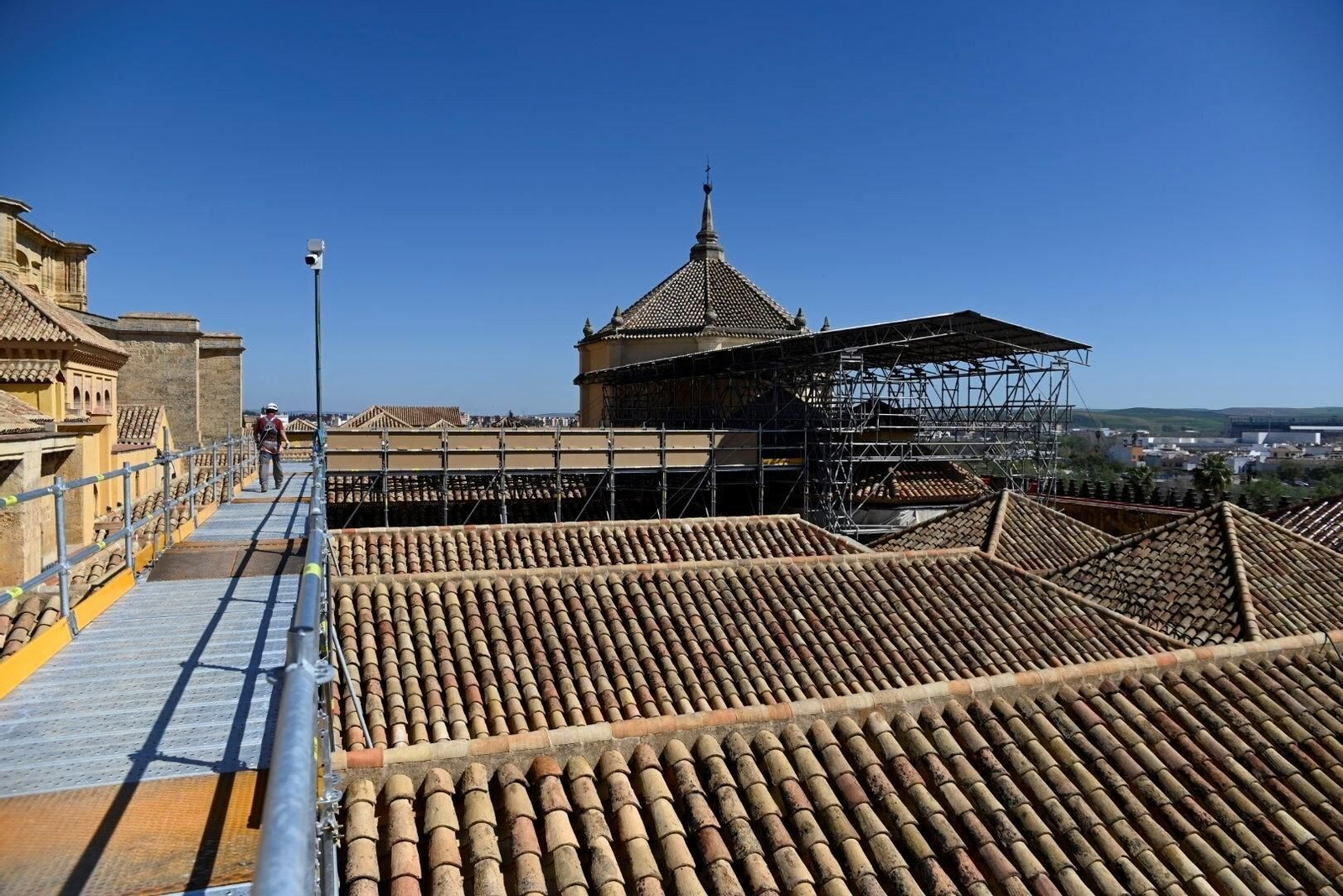 Las obras en la Maqsura de la Mezquita-Catedral, en imágenes