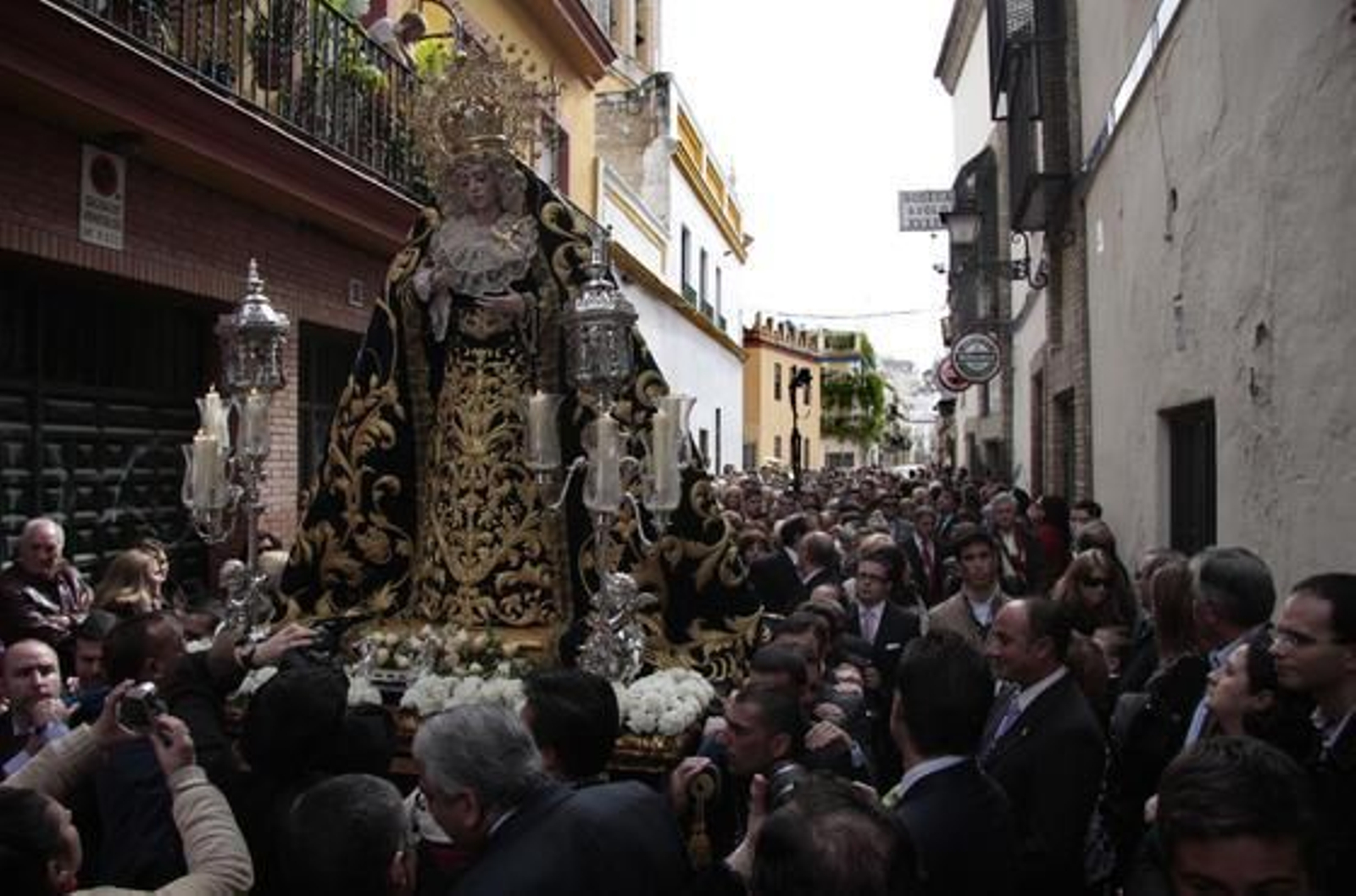 La Virgen de la Estrella camino de San Jacinto.

Foto: Victoria Hidalgo