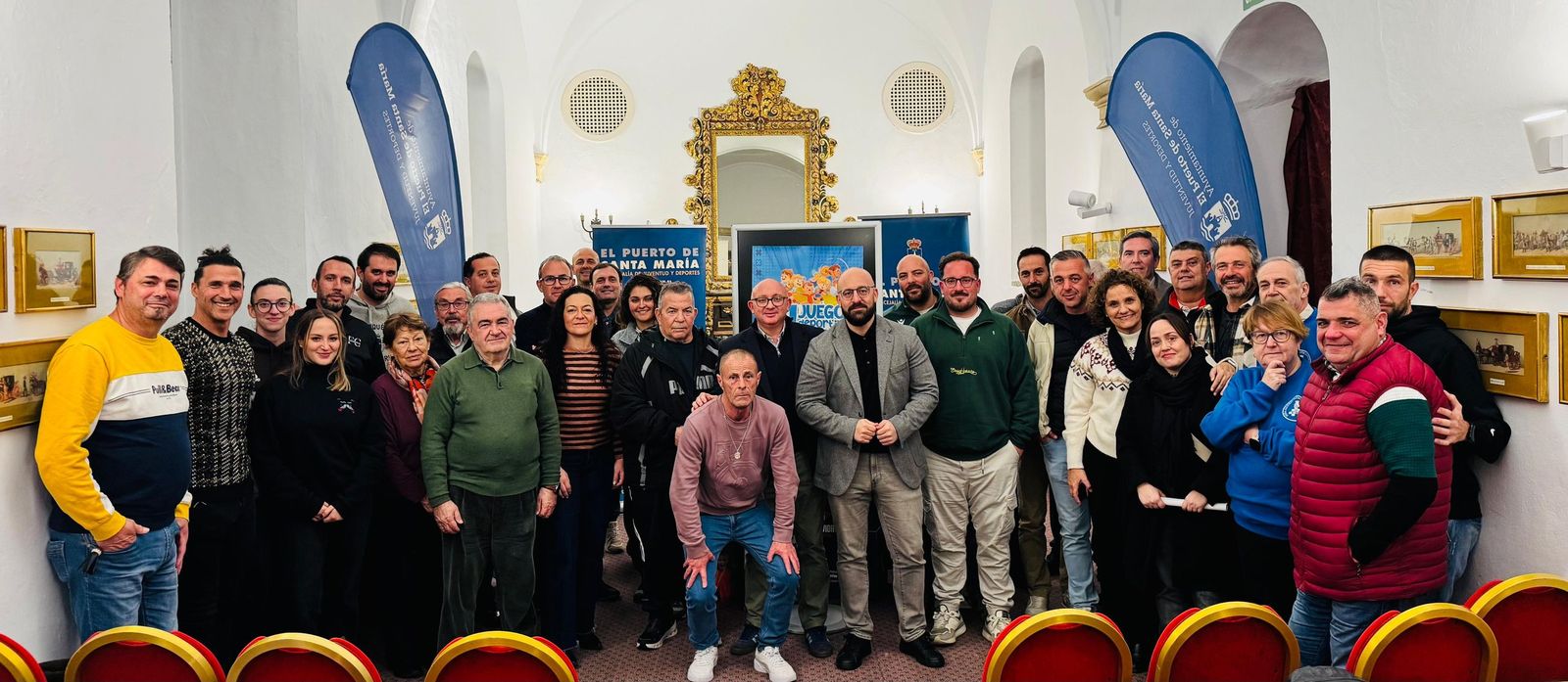 Unas imagen de la presentación de los Juegos Deportivos Muncipales.