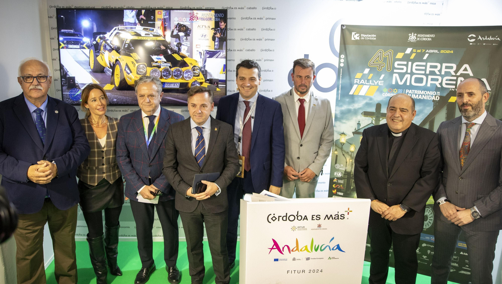 Las autoridades y organizadores, durante la presentación del cartel en Fitur. Las autoridades y organizadores, durante la presentación del cartel en Fitur.