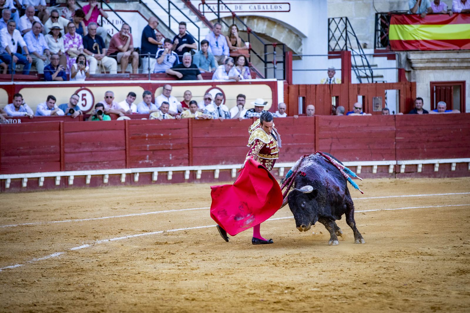 Daniel Crespo, Manzanares y Juan Ortega, en la plaza de toros de El Puerto