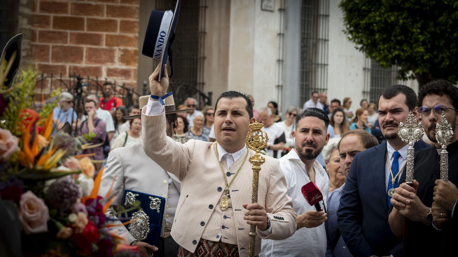 Romería del Rocío: las imágenes de la salida de la hermandad de San Fernando