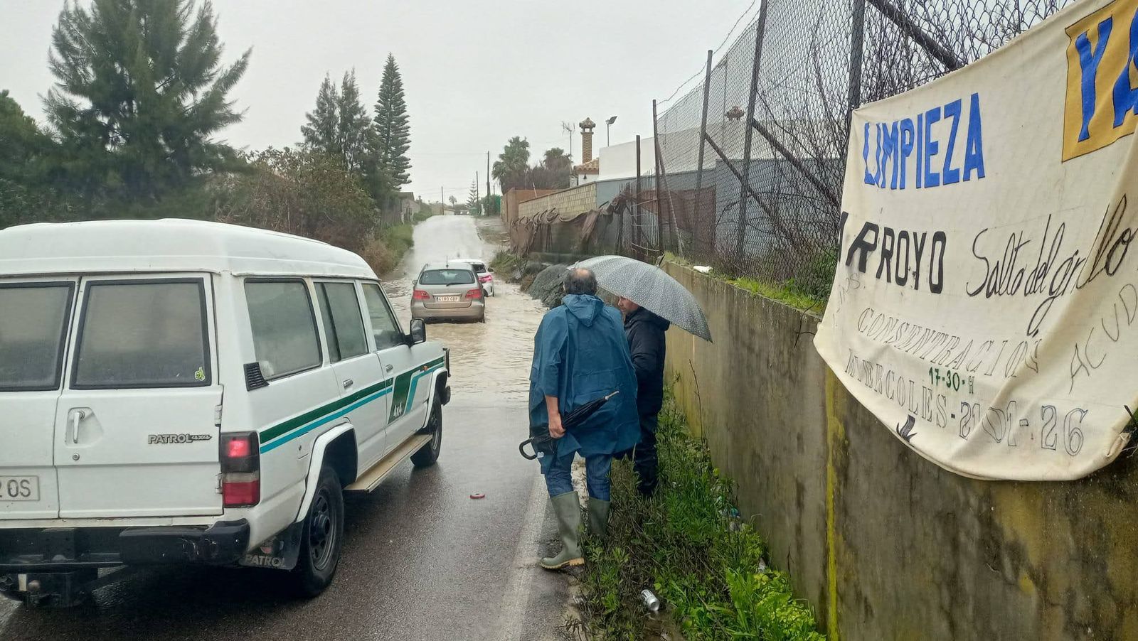 Inundaciones en el Salto del Grillo.