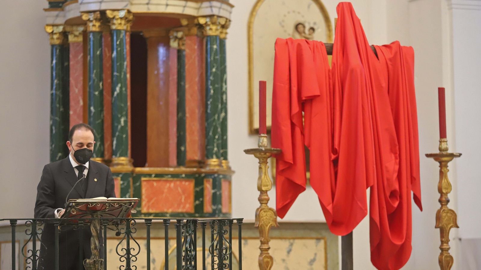 José Luis Domínguez, el pasado Viernes Santo.