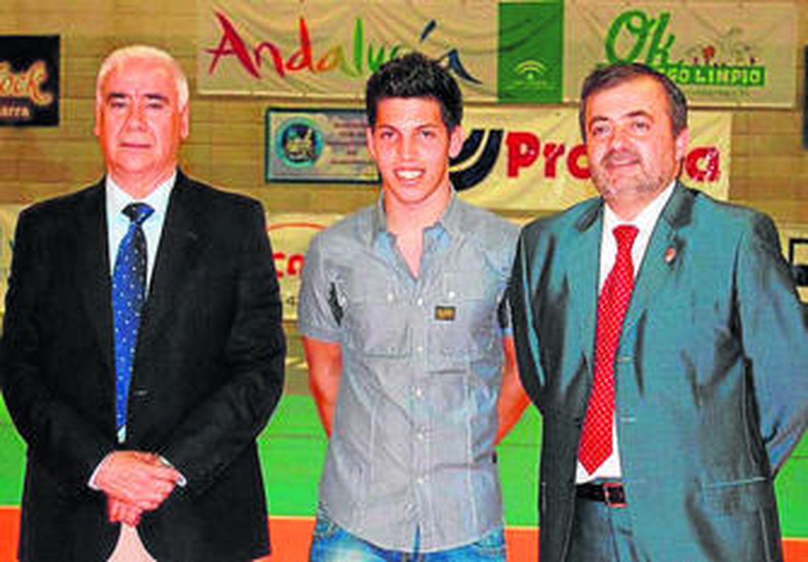 Luciano Alonso, Dani Pacheco y Francisco Vargas.